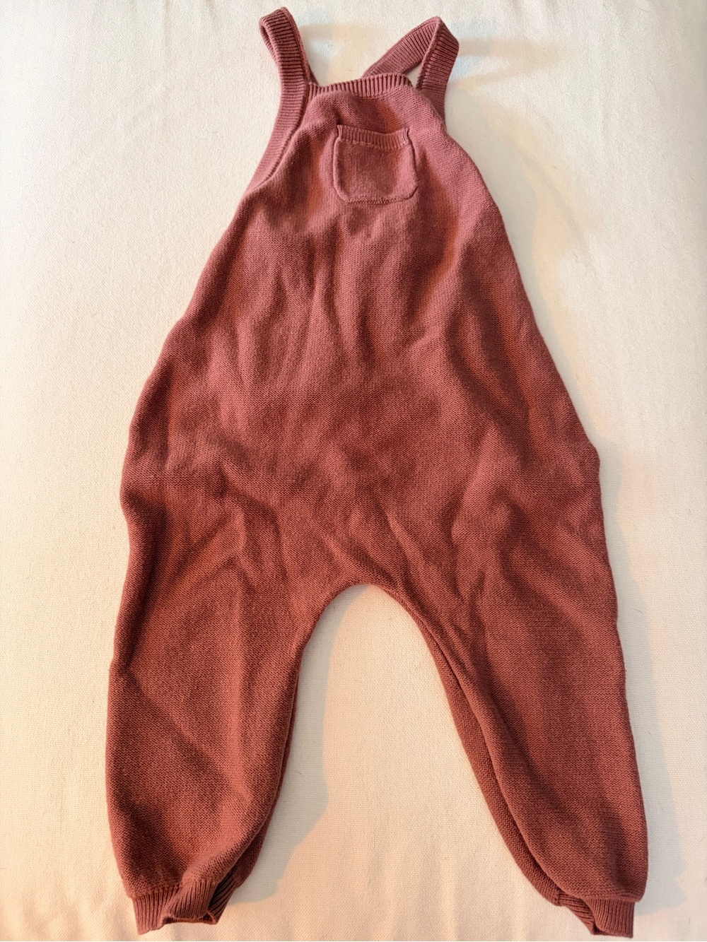 Quincy Mae knit overalls
